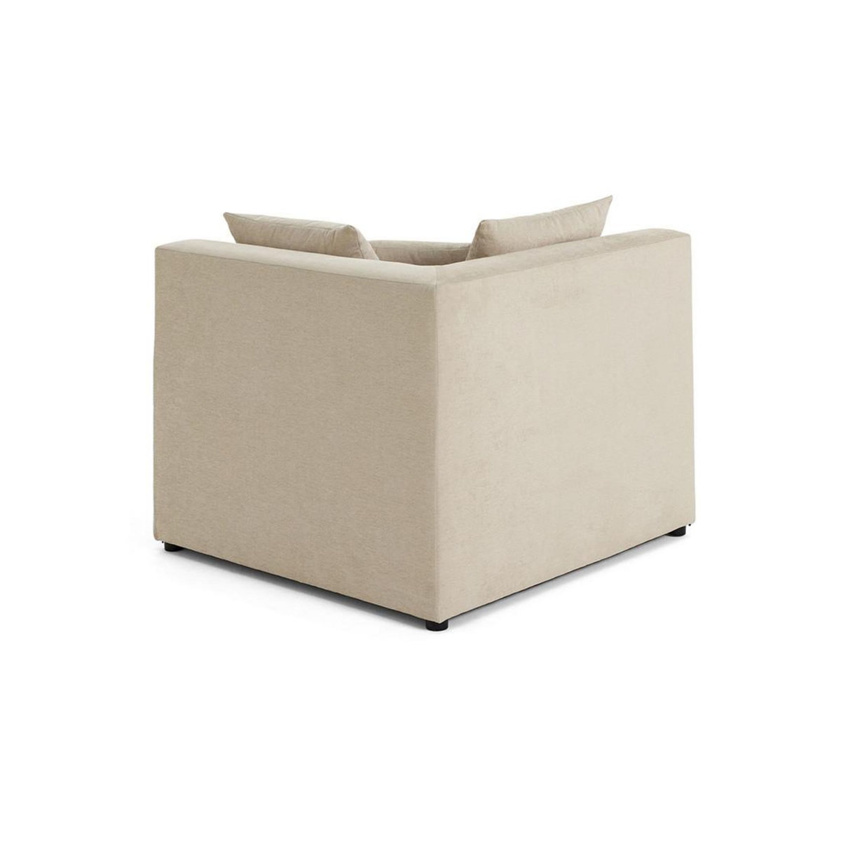 LISA DESIGN Amalfi - module d'angle réversible - en tissu