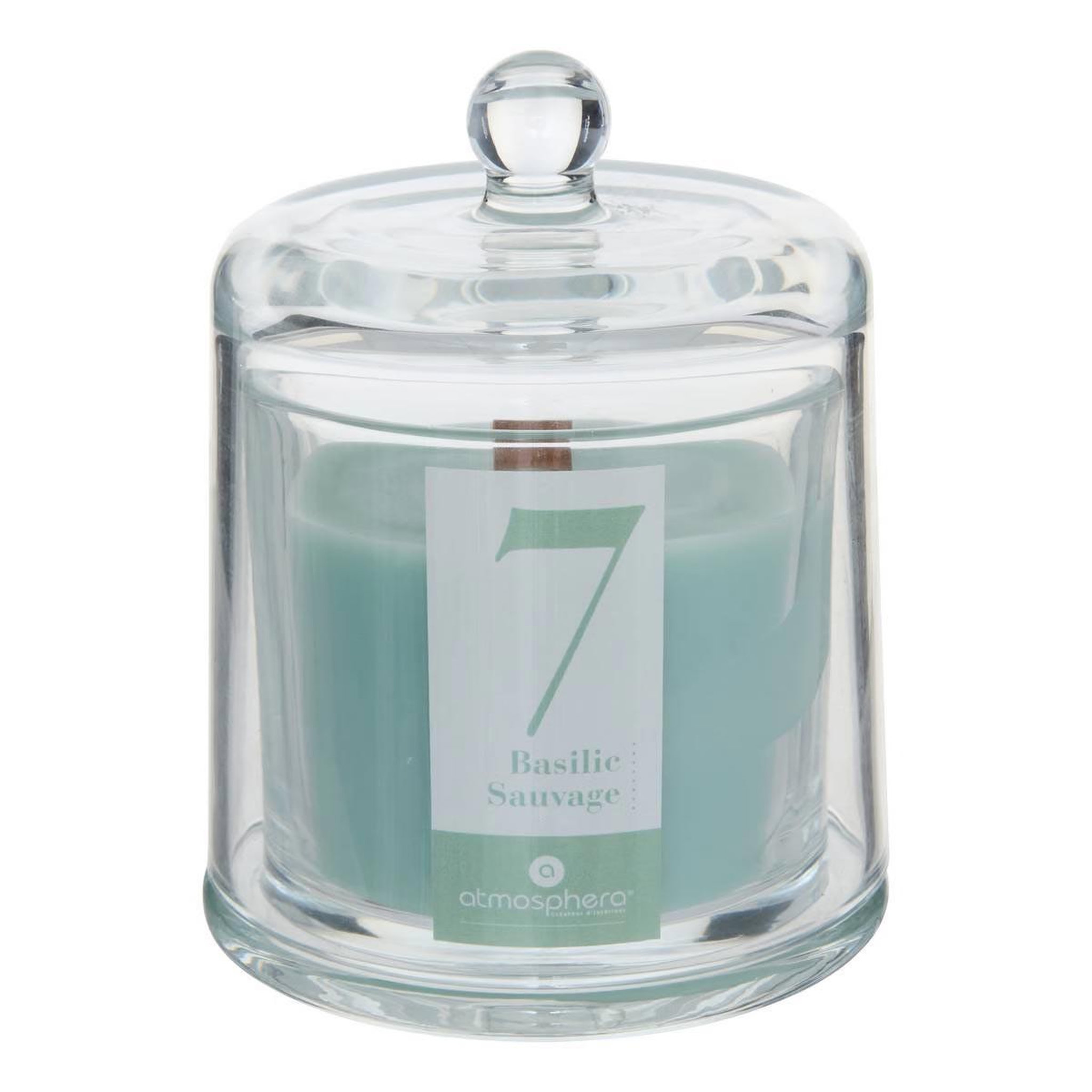 ATMOSPHERA Bougie parfumée en verre  numia  240g basilic sauvage