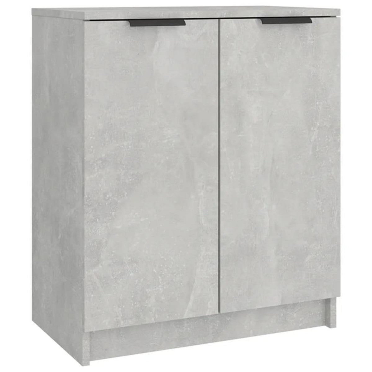VIDAXL Armoire a chaussures Gris beton 59x35x70 cm Bois d'ingenierie
