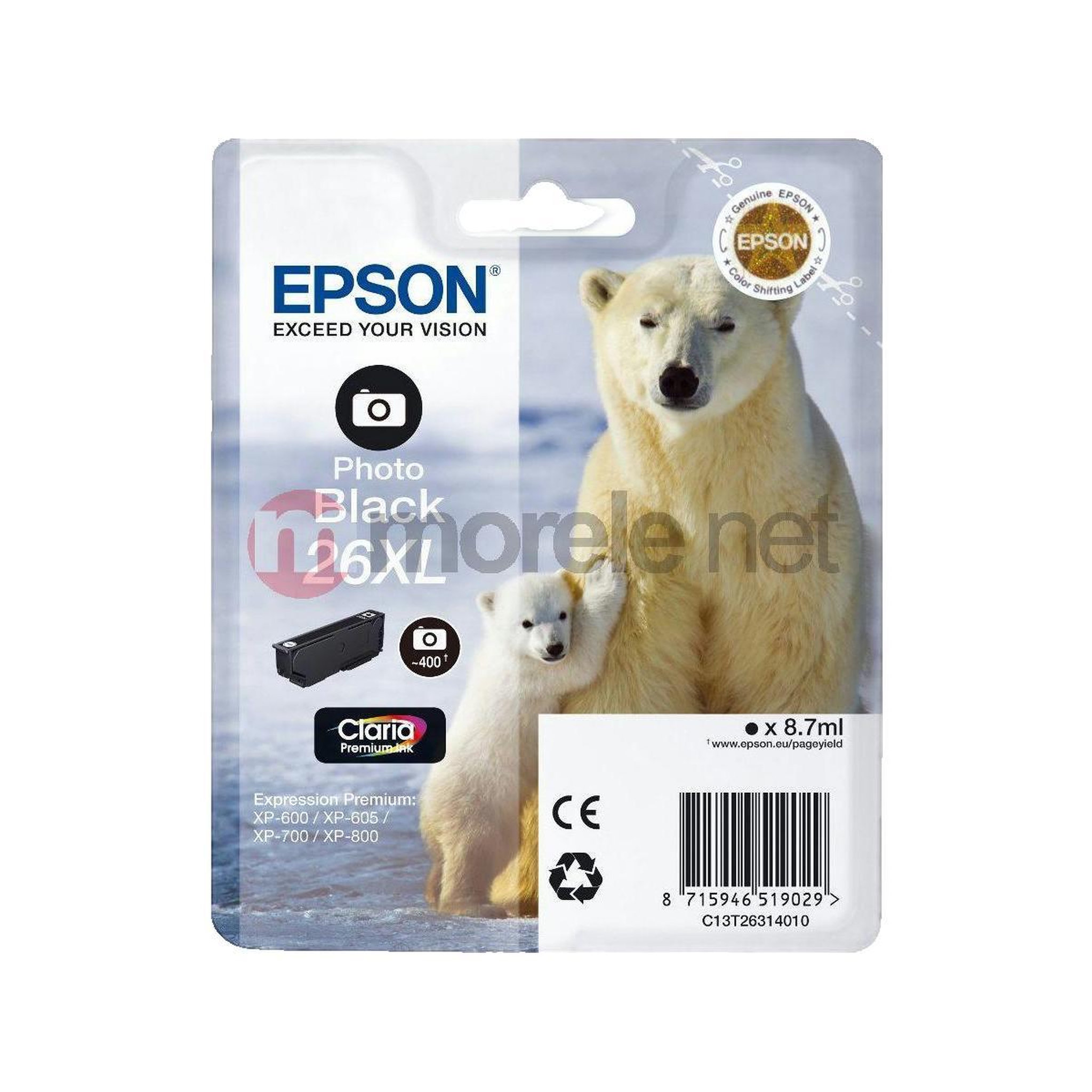 Epson Cartouche d'encre Epson XL Noir