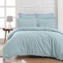 Voir la diapositive 2 : Sensei Maison Taie de traversin en percale de coton SOFT PERCALE - 45x185 cm