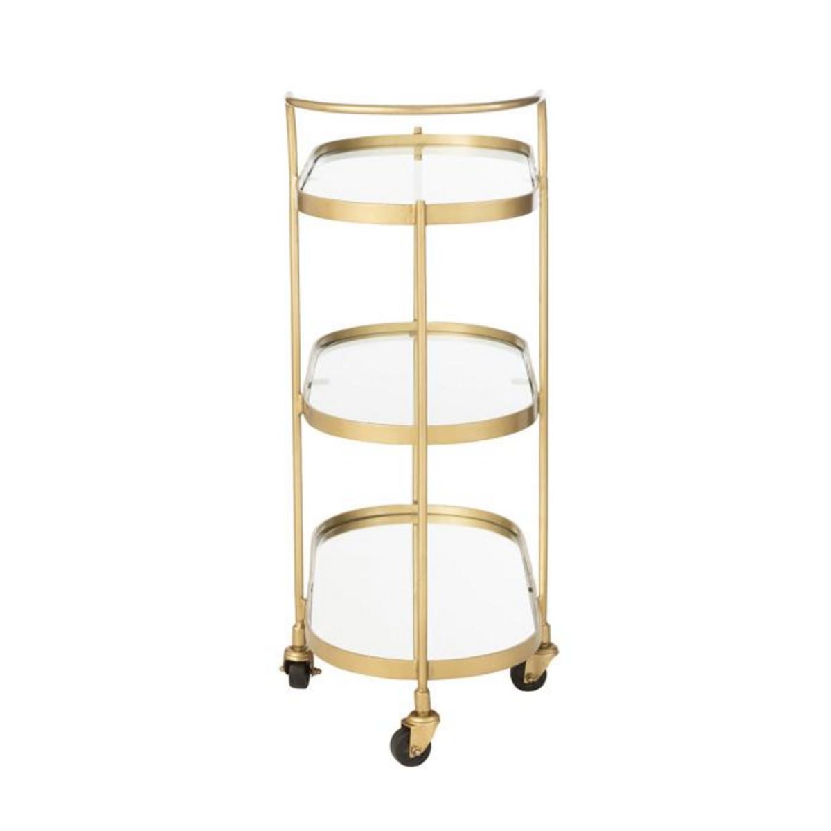 Paris Prix Desserte 3 Niveaux Design  Leanor  84cm Or