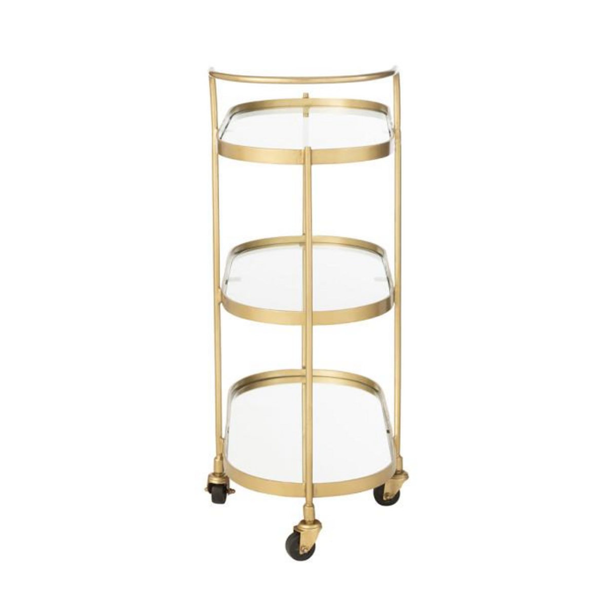 Paris Prix Desserte 3 Niveaux Design  Leanor  84cm Or