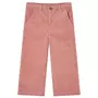 VIDAXL Pantalons pour enfants velours cotele rose ancien 116
