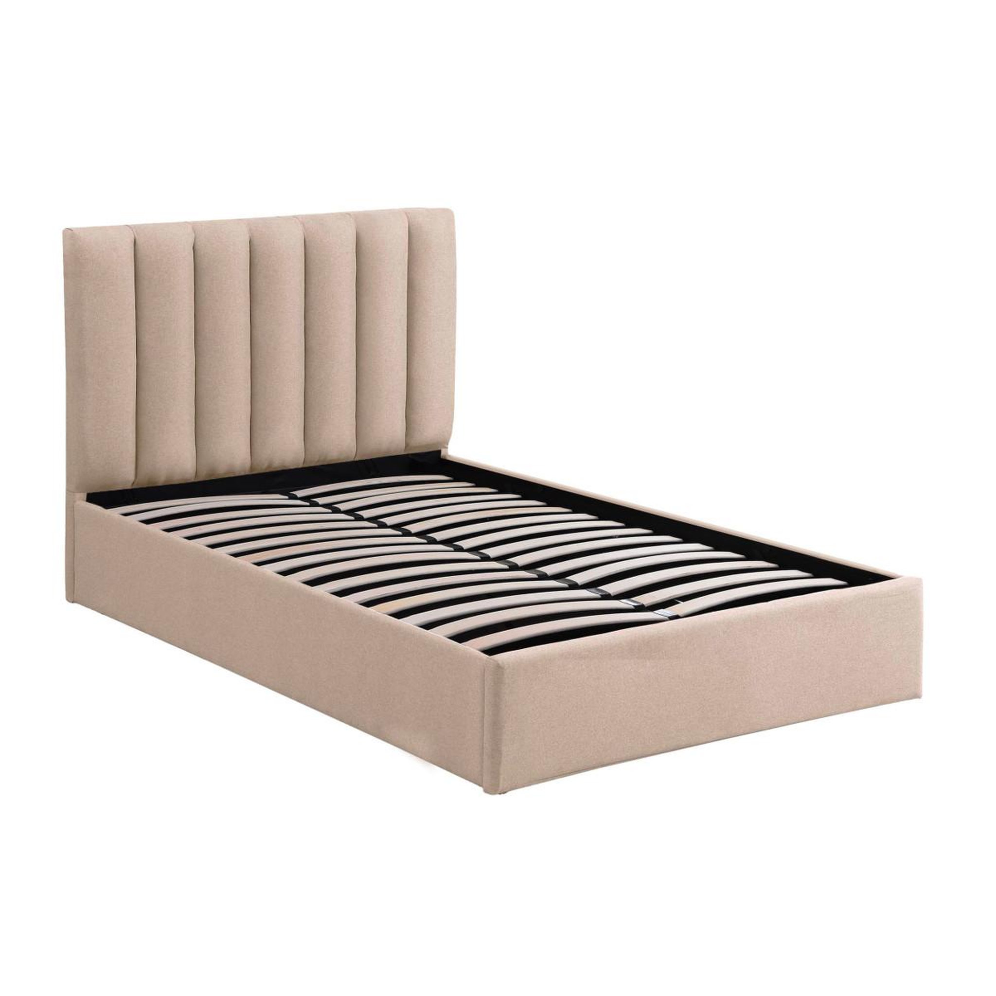 Voir la diapositive 2 : Paris Prix Pack lit coffre & matelas  dream & goodream  140x190cm beige
