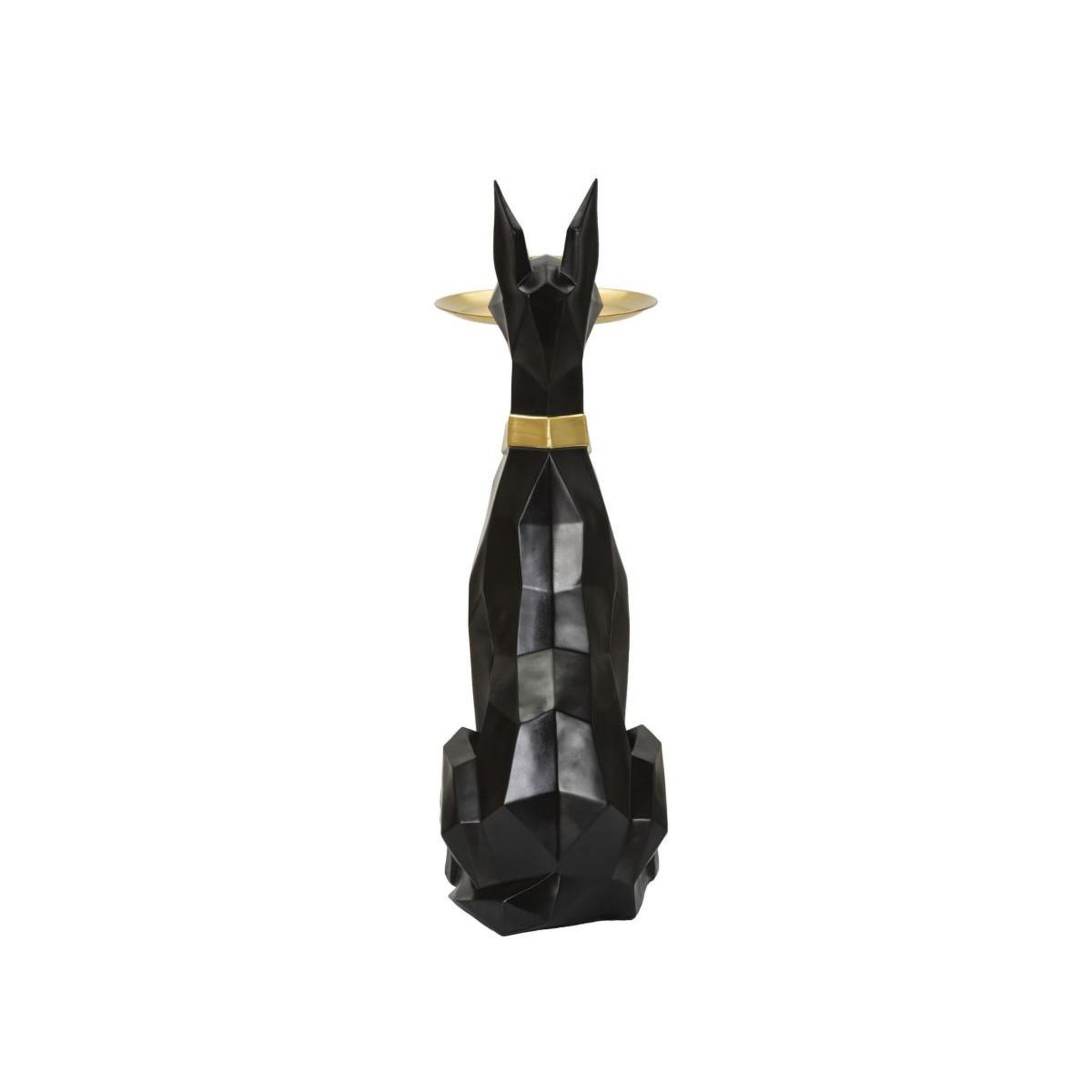 Voir la diapositive 4 : Paris Prix Vide-poche statue chien  origami  91cm noir
