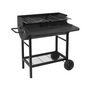 Voir la diapositive 2 : RED DECO Barbecue à charbon 71 x 35.5cm avec chariot - alabama