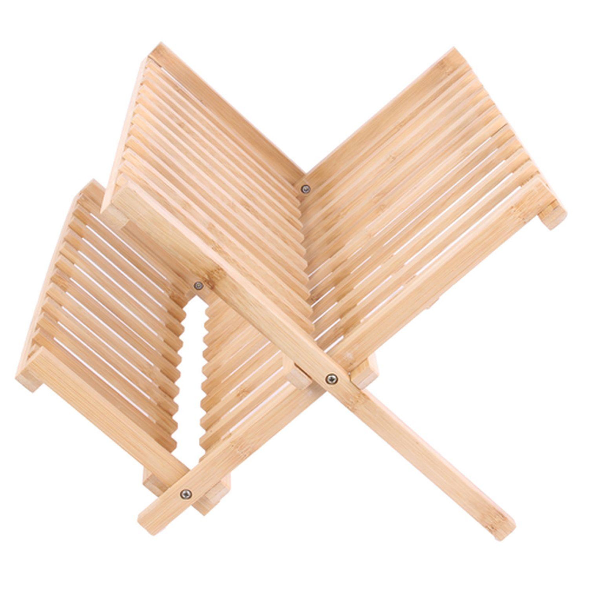 Voir la diapositive 4 : The Home Deco Factory Egouttoir à vaisselle en bambou cook - beige