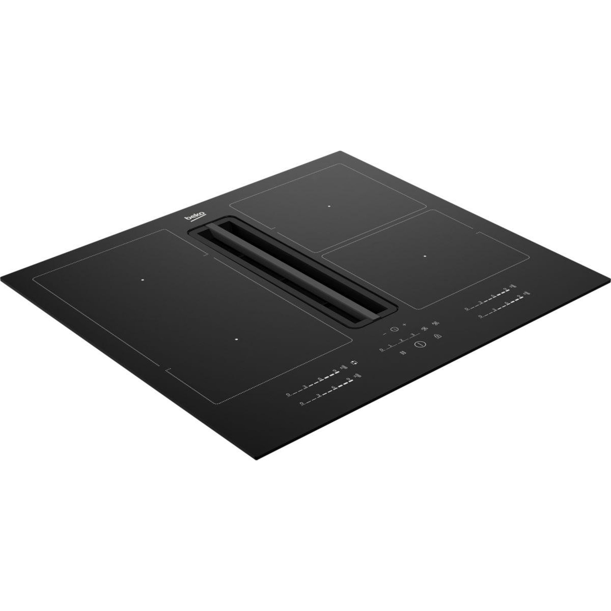 Voir la diapositive 3 : Beko Plaque induction aspirante HIXI64700UF
