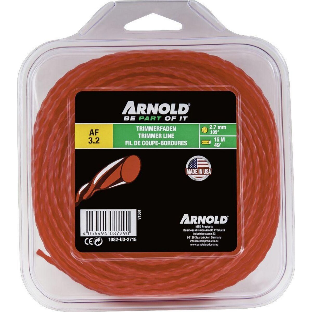 ARNOLD Fil Nylon Af 3.2 / 2,7Mm 15M