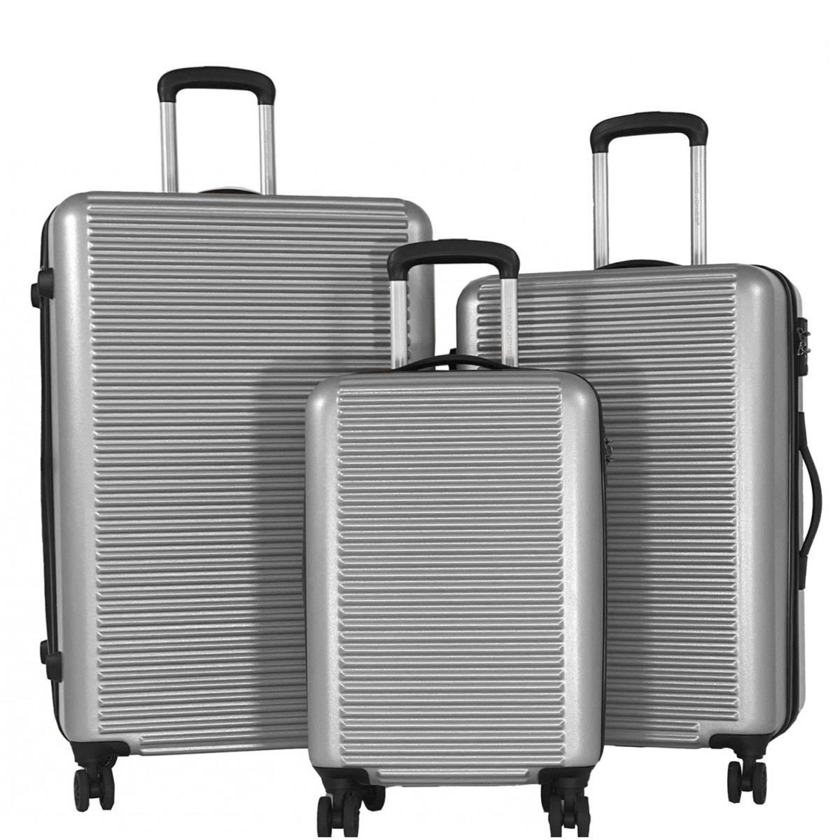 David Jones Lot 3 valises rigides dont 1 cabine TSA