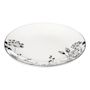 Voir la diapositive 2 : SECRET DE GOURMET Lot de 6 Assiettes à Dessert  White Floral  20cm Blanc