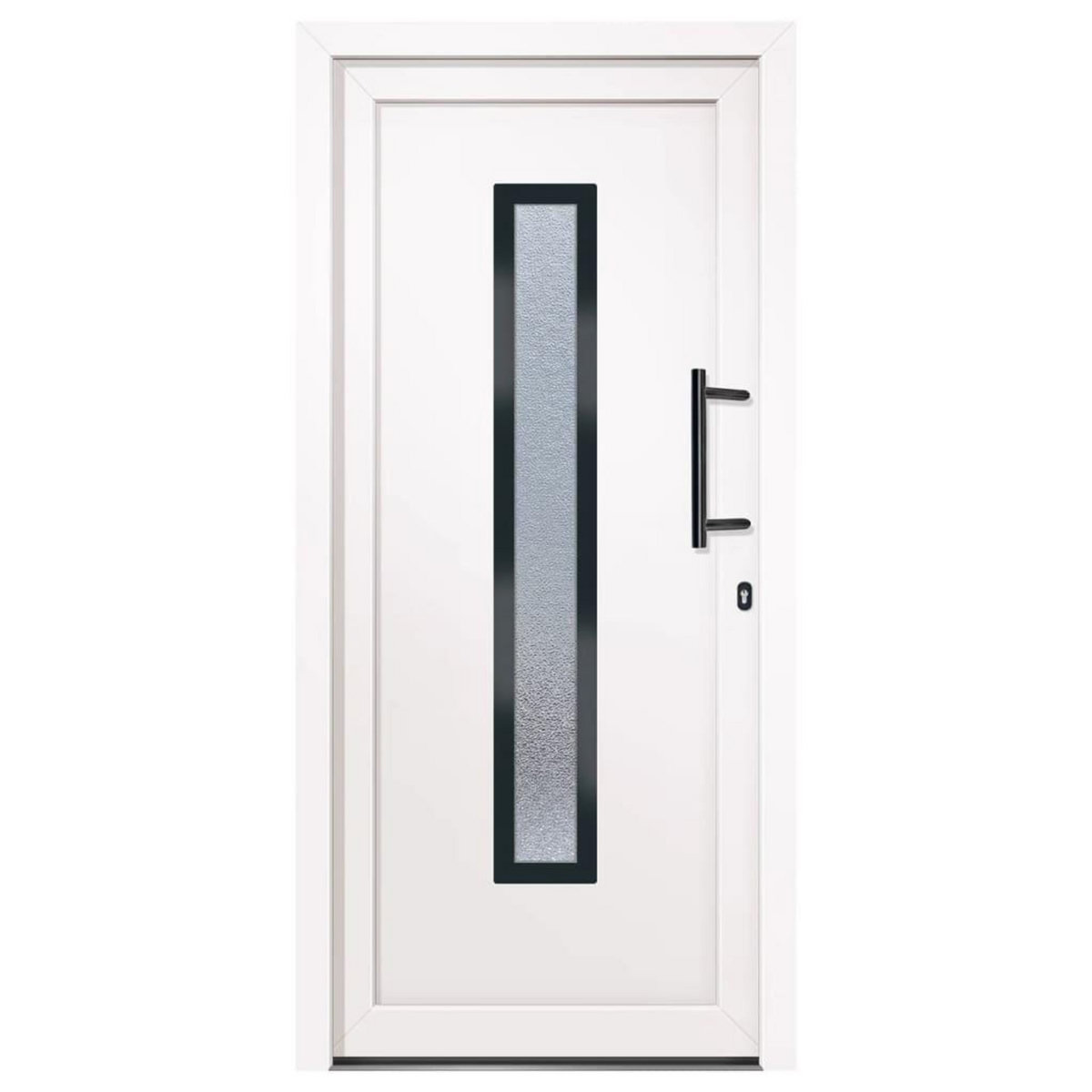 VIDAXL Porte d'entree Blanc 98x208 cm PVC
