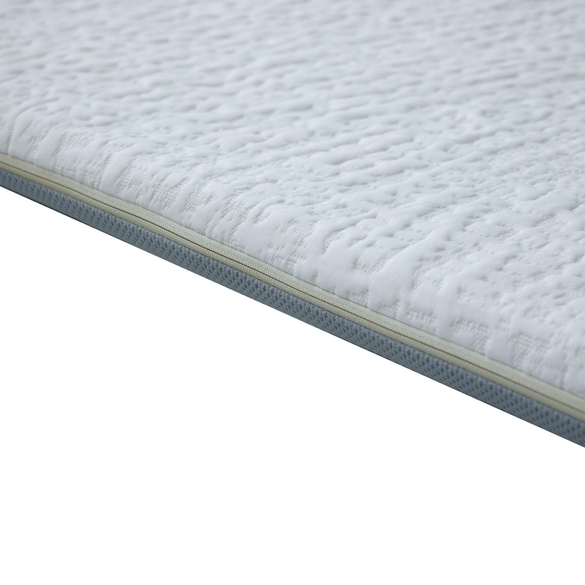 IDLITERIE Surmatelas déhoussable Latex 60 kg 3 zones de confort