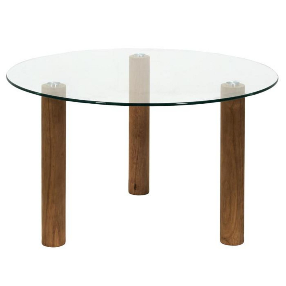 Paris Prix Table Basse Ronde en Verre  Clara  75cm Transparent