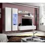Voir la diapositive 4 : Paris Prix Meuble TV Mural Design  Fly V  260cm Blanc