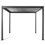 Voir la diapositive 1 : BEST MOBILIER Cherry - pergola bioclimatique - aluminium - 4x3m