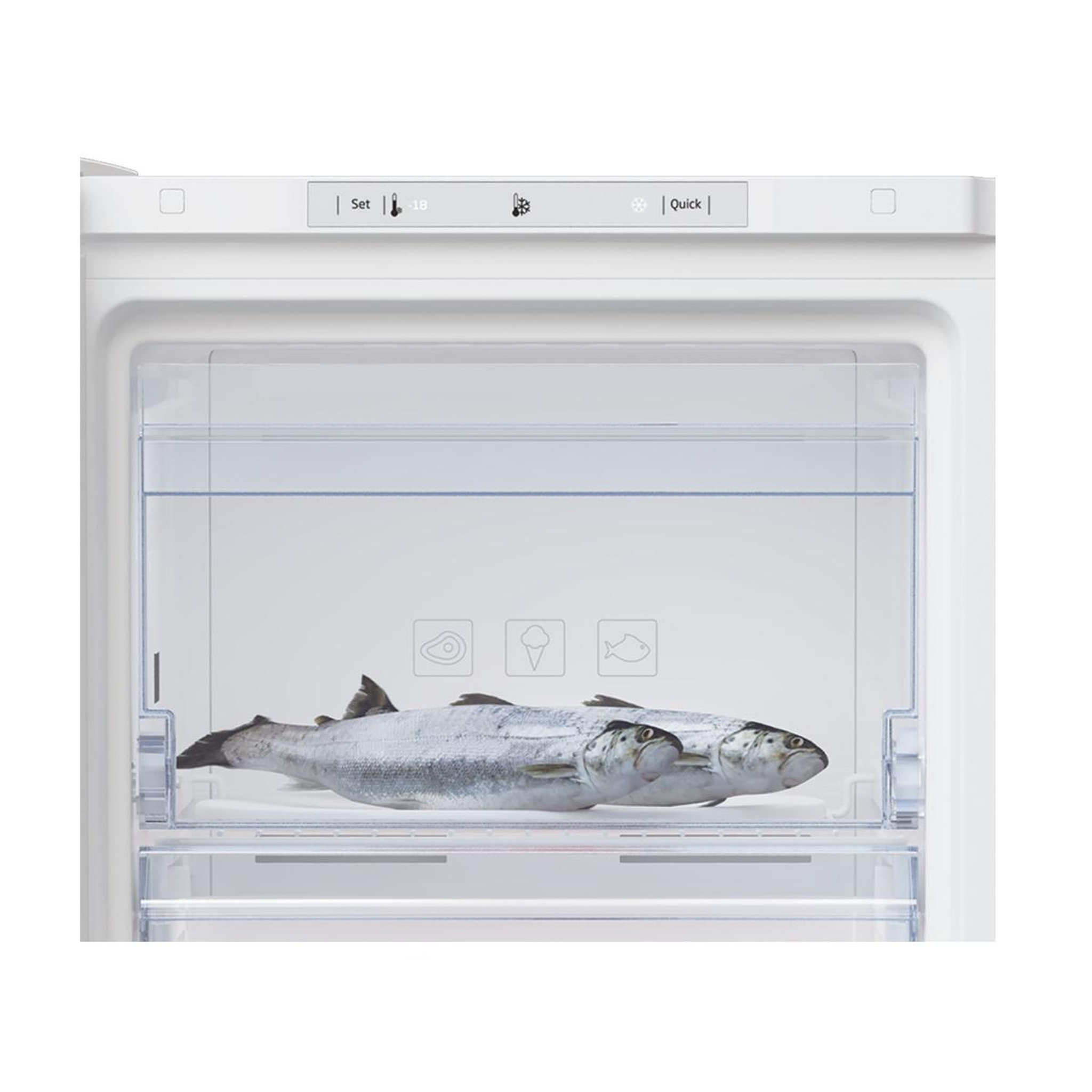 Voir la diapositive 5 : Beko Congélateur armoire 54cm 196l statique - rfsm200t41wn