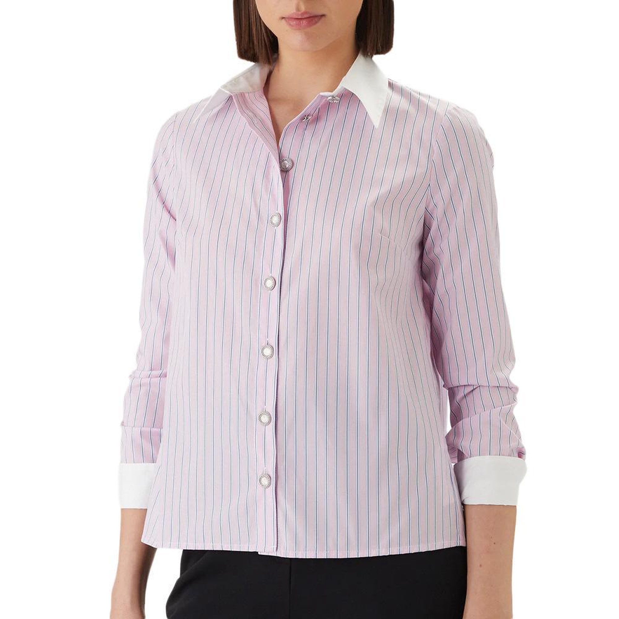 MORGAN Chemise Rose Femme Morgan CKARA. Coloris disponibles : Rose