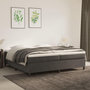 Voir la diapositive 1 : VIDAXL Cadre de lit sans matelas gris fonce 200x200 cm velours