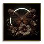 Voir la diapositive 2 : Paris Prix Tableau Imprimé à LED  Butterfly  50x50cm Multicolore