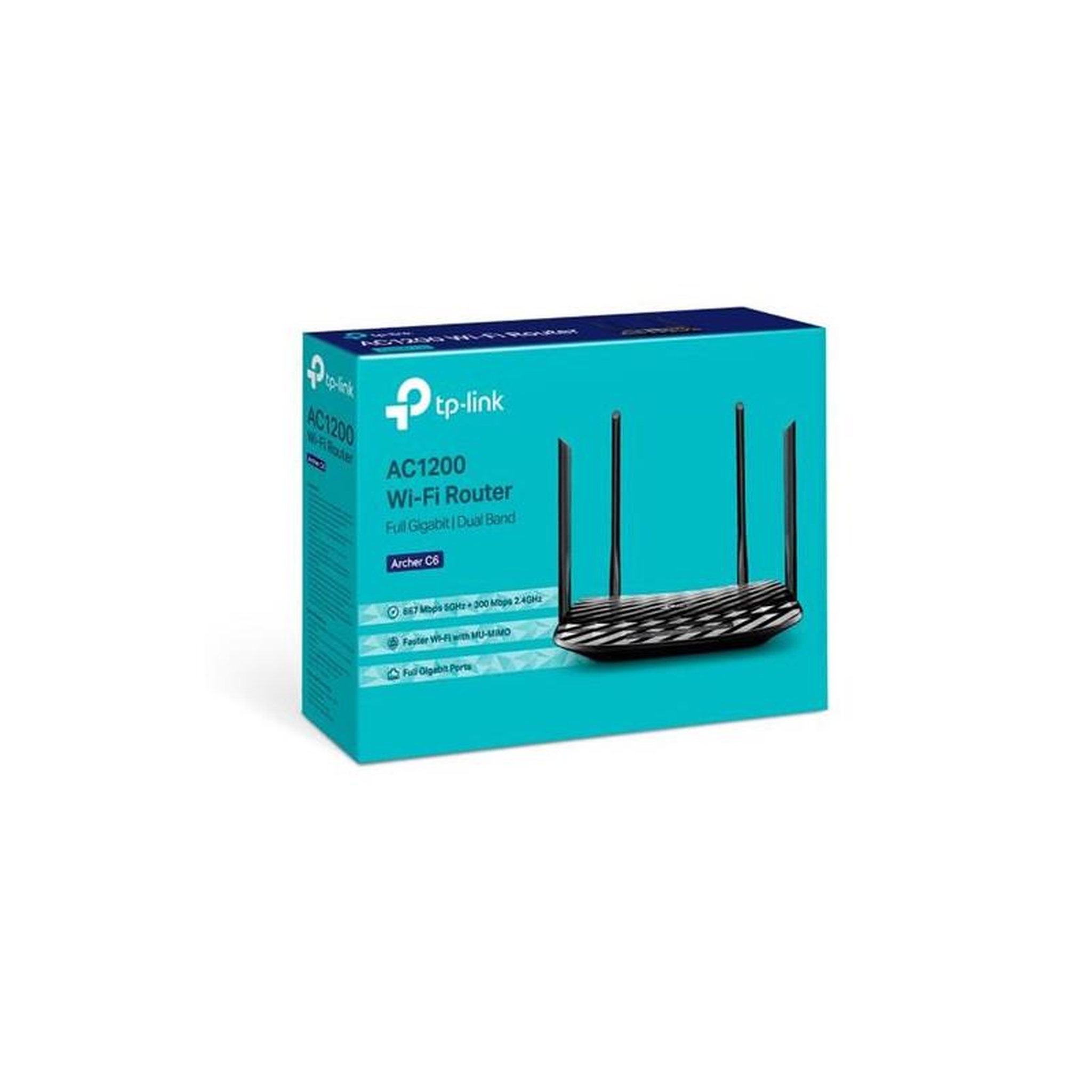 TP-LINK Routeur TP Link Archer C6 AC1200 Noir