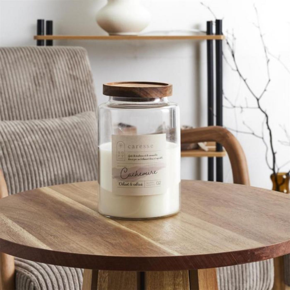 Paris Prix Bougie Parfumée  Softness  650g Cachemire