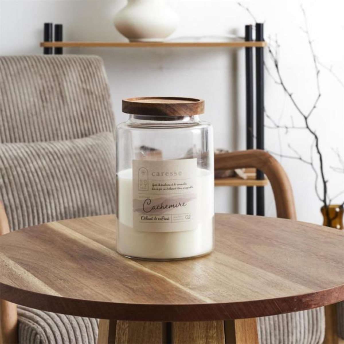 Paris Prix Bougie Parfumée  Softness  650g Cachemire