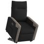 Voir la diapositive 2 : VIDAXL Fauteuil inclinable electrique noir tissu