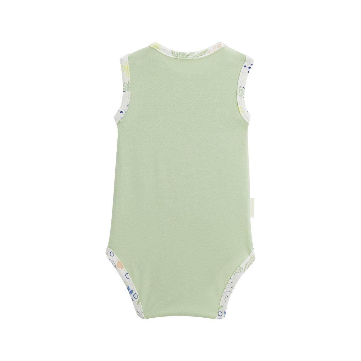 Petit Béguin Lot de 2 bodies bébé sans manches Moka