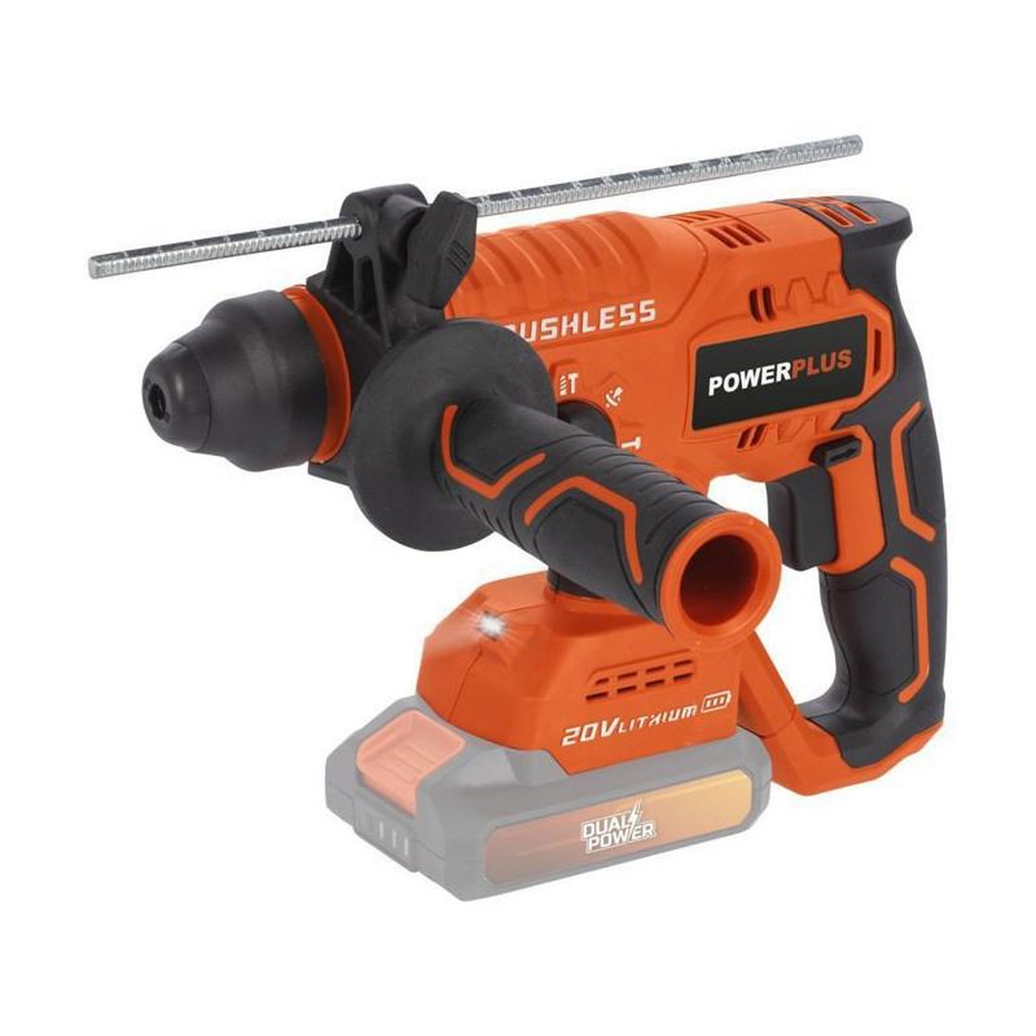 Voir la diapositive 2 : DUAL POWER Marteau perforateur 20v gm dual power