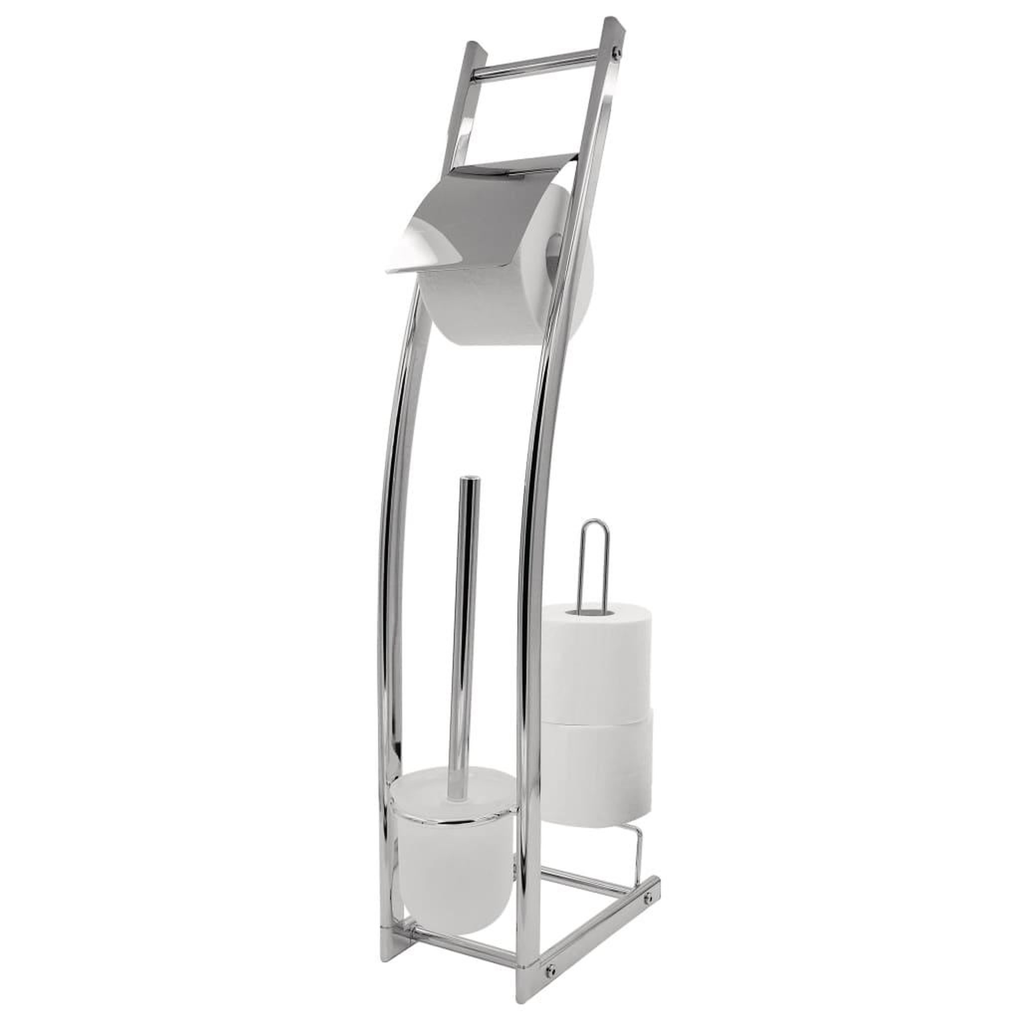 Voir la diapositive 1 : RIDDER RIDDER Ensemble de brosse de toilette 3 en 1 Fabio Chrome brillant