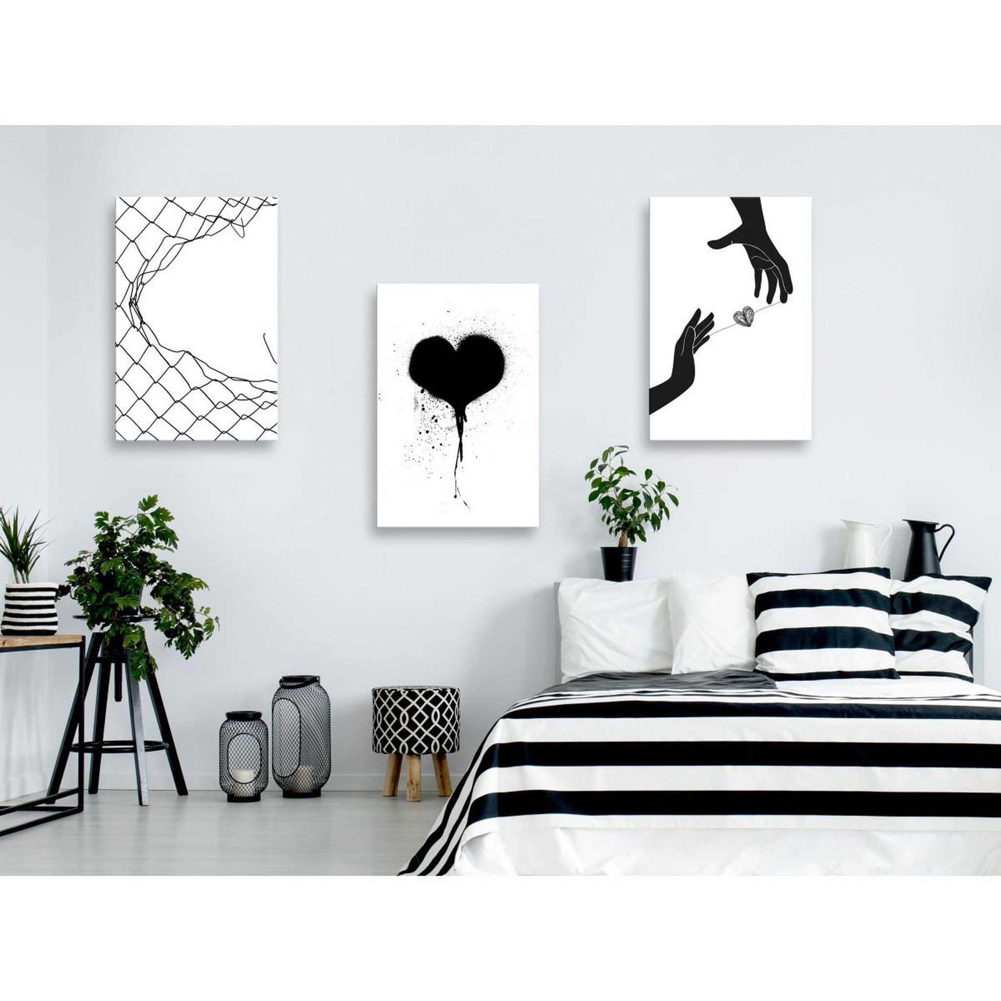 Voir la diapositive 2 : Paris Prix Tableau Imprimé  Heart Collection