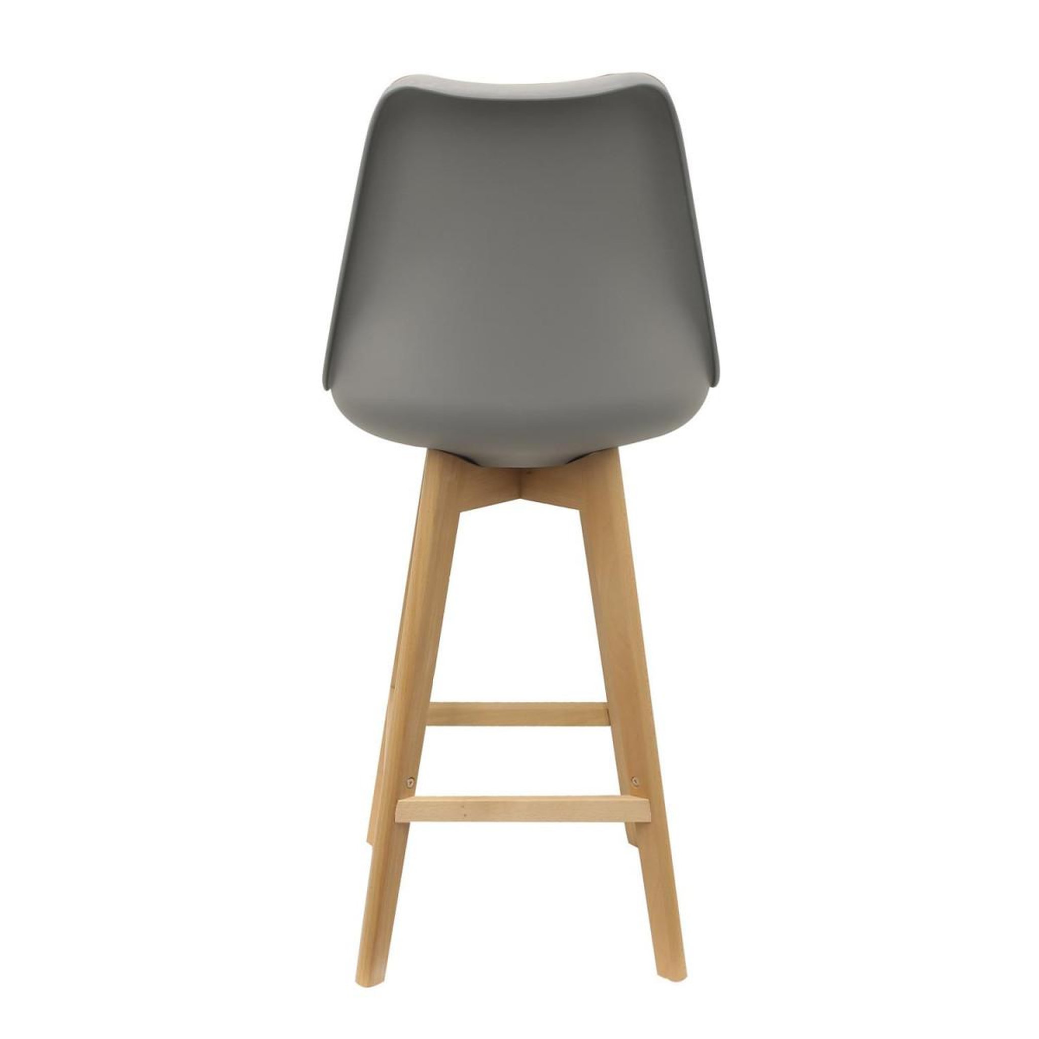 Voir la diapositive 4 : The Home Deco Factory Lot de 2 chaises de bar  ombra  105cm gris