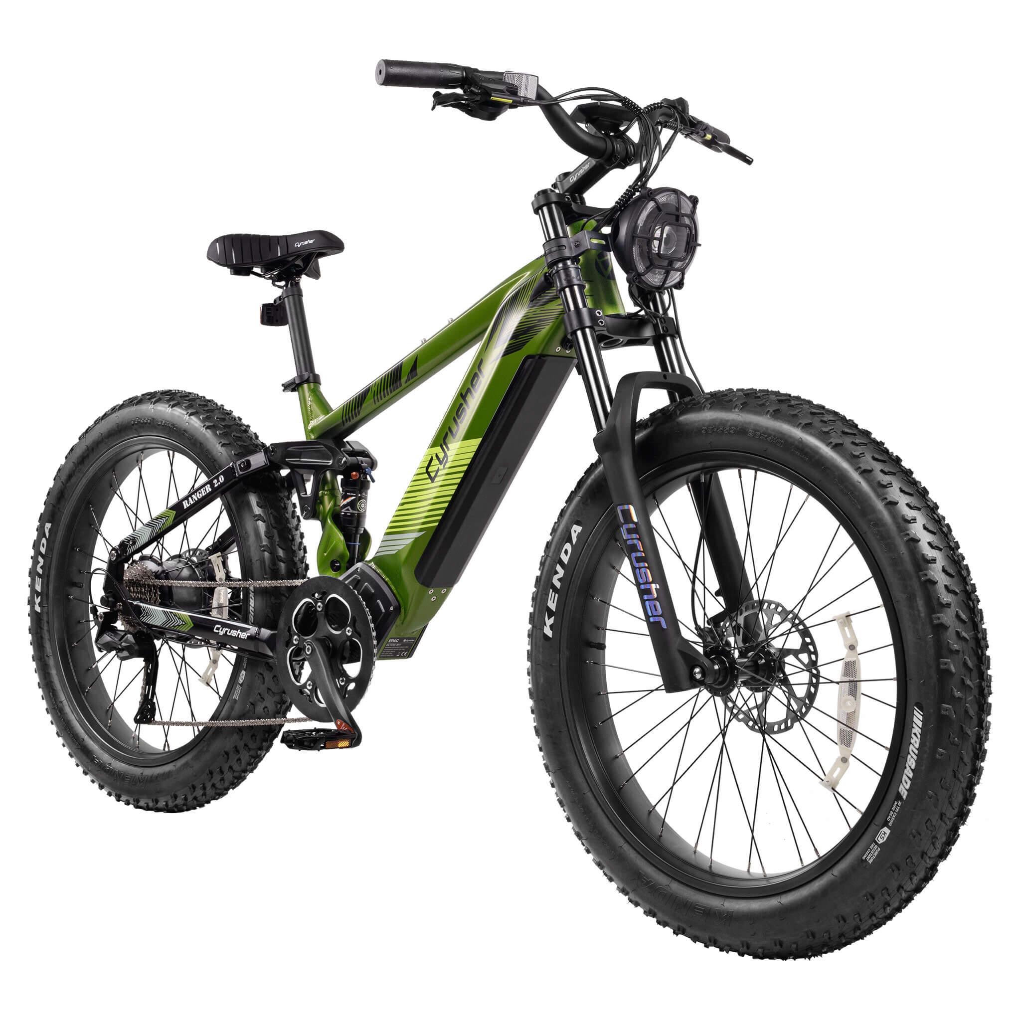 Voir la diapositive 2 : CYRUSHER VTT électrique Cyrusher Ranger 2.0 à gros pneus