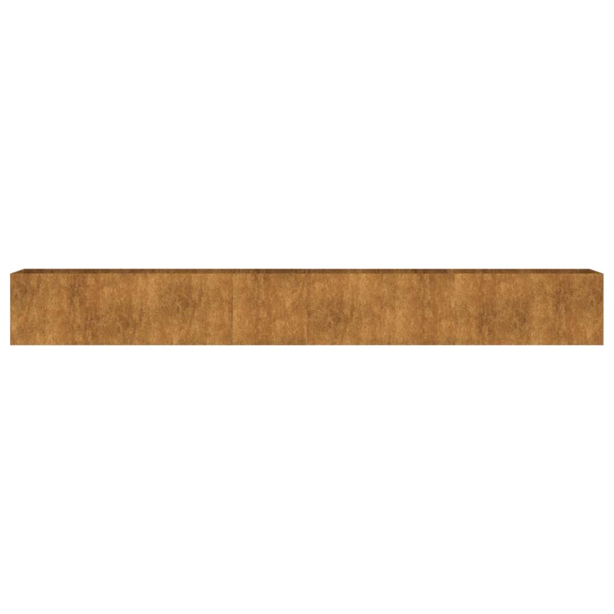 Voir la diapositive 4 : VIDAXL Lit sureleve de jardin 360x40x40 cm acier corten