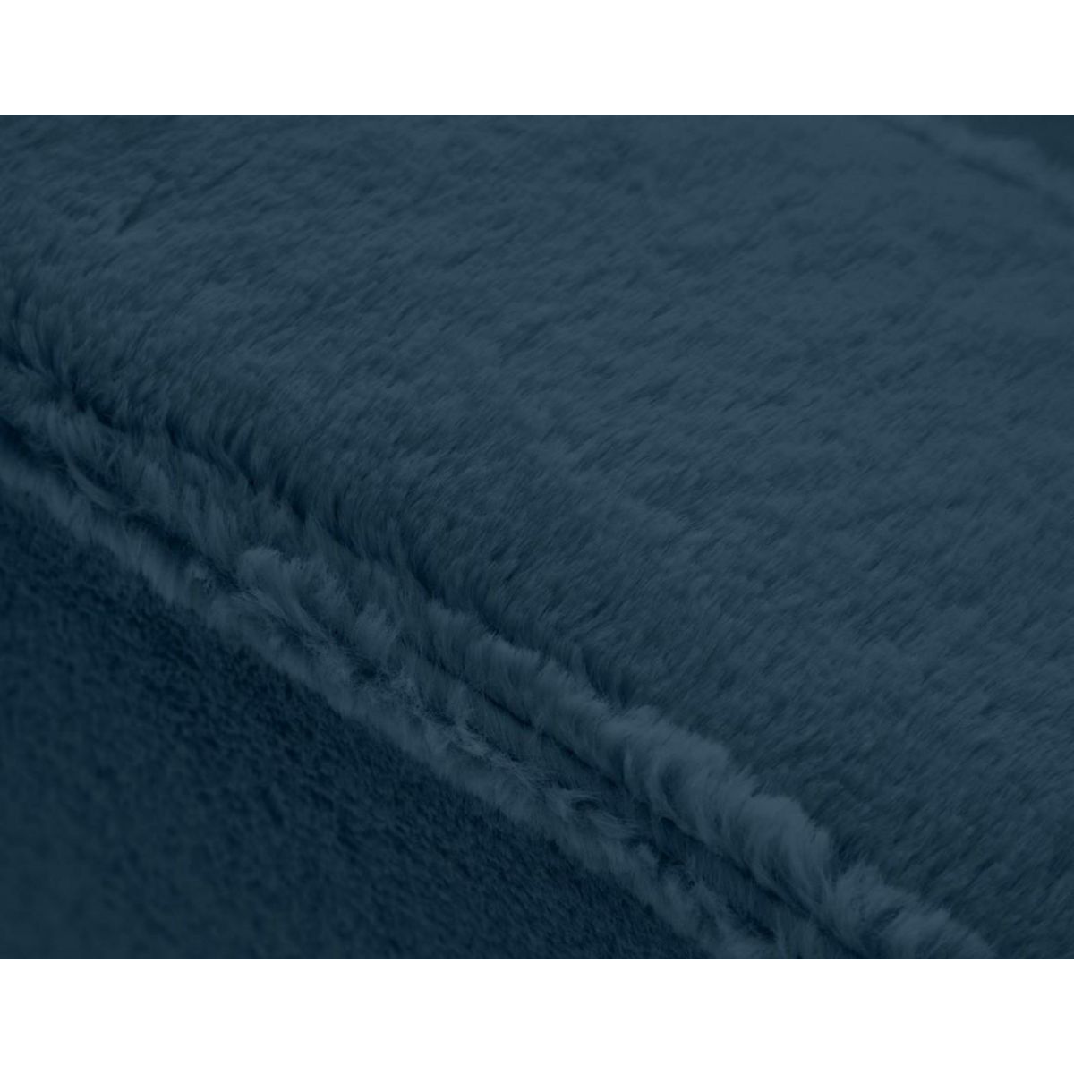 LISA DESIGN Jake - canapé panoramique d'angle gauche 7 places convertible avec coffre en fausse fourrure