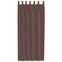 Voir la diapositive 4 : VIDAXL Rideaux en voile avec passe-tringles 2 pcs marron