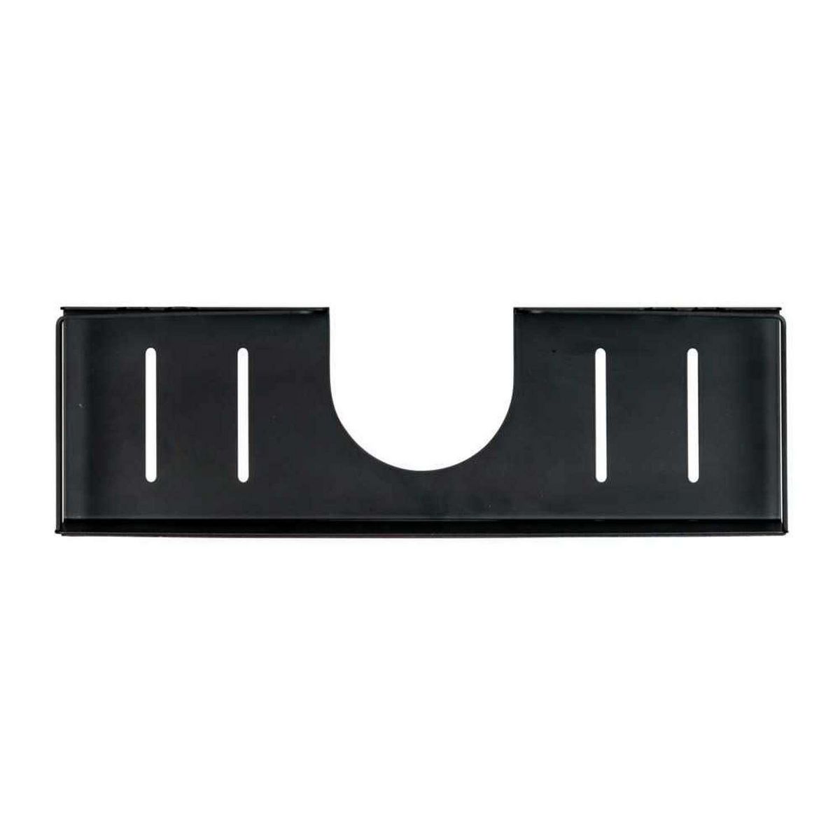 Wenko Étagère de barre douche - L. 35,5 cm - Noir