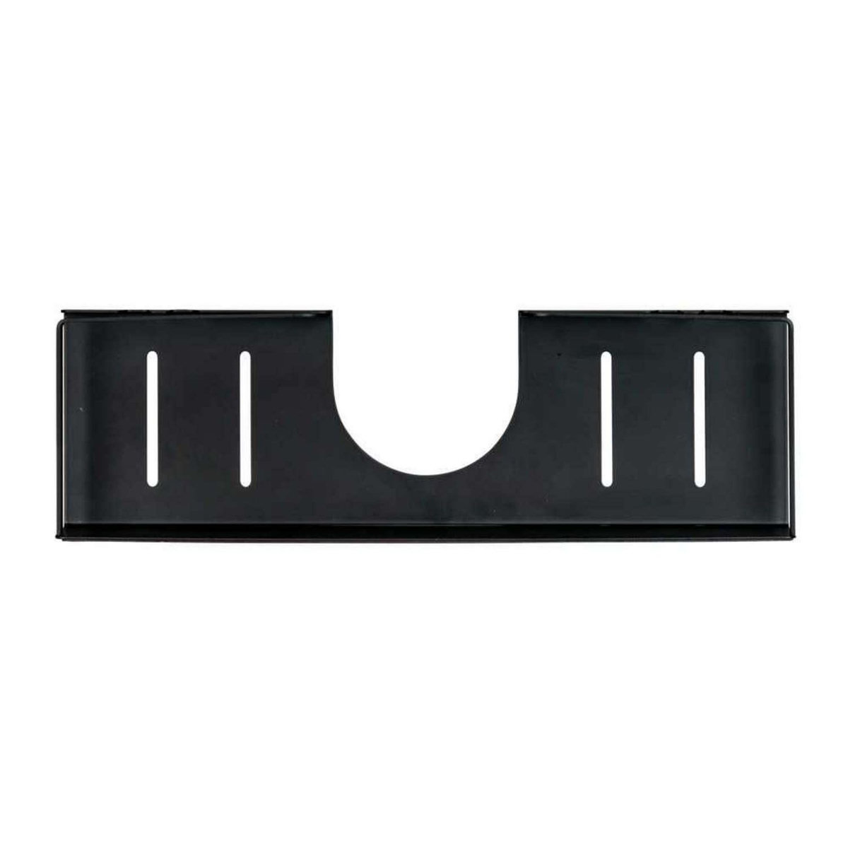 Wenko Étagère de barre douche - L. 35,5 cm - Noir