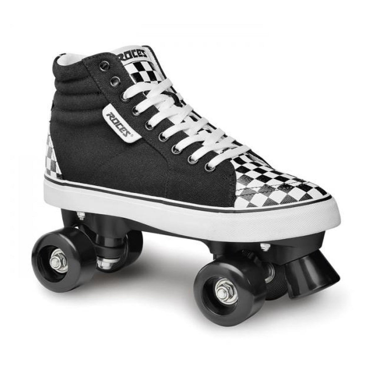 Roces Quad  Ollie noir/blanc à damier T41