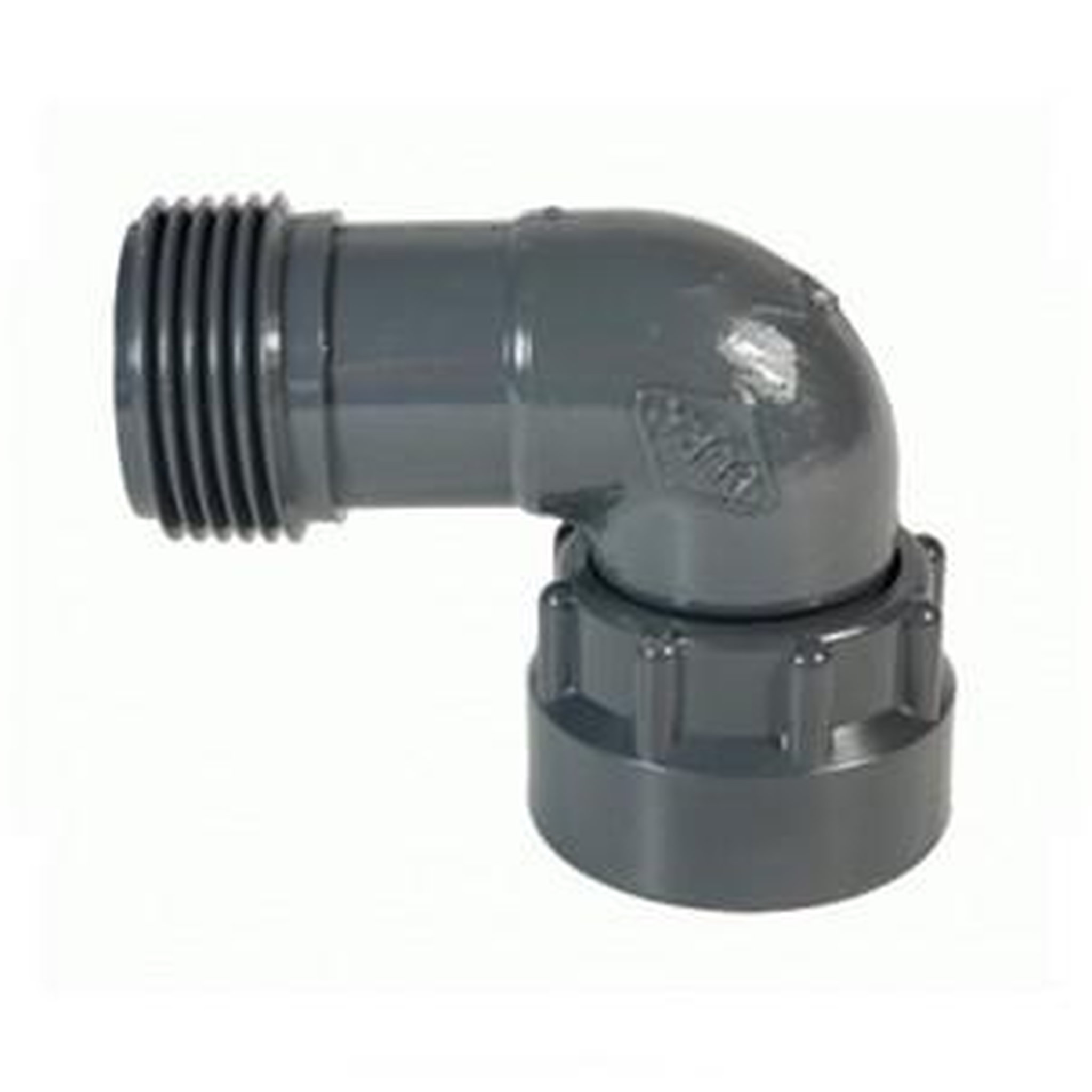 CENTRALE BRICO Coude union PVC - 1  Mâle x 1  Femelle