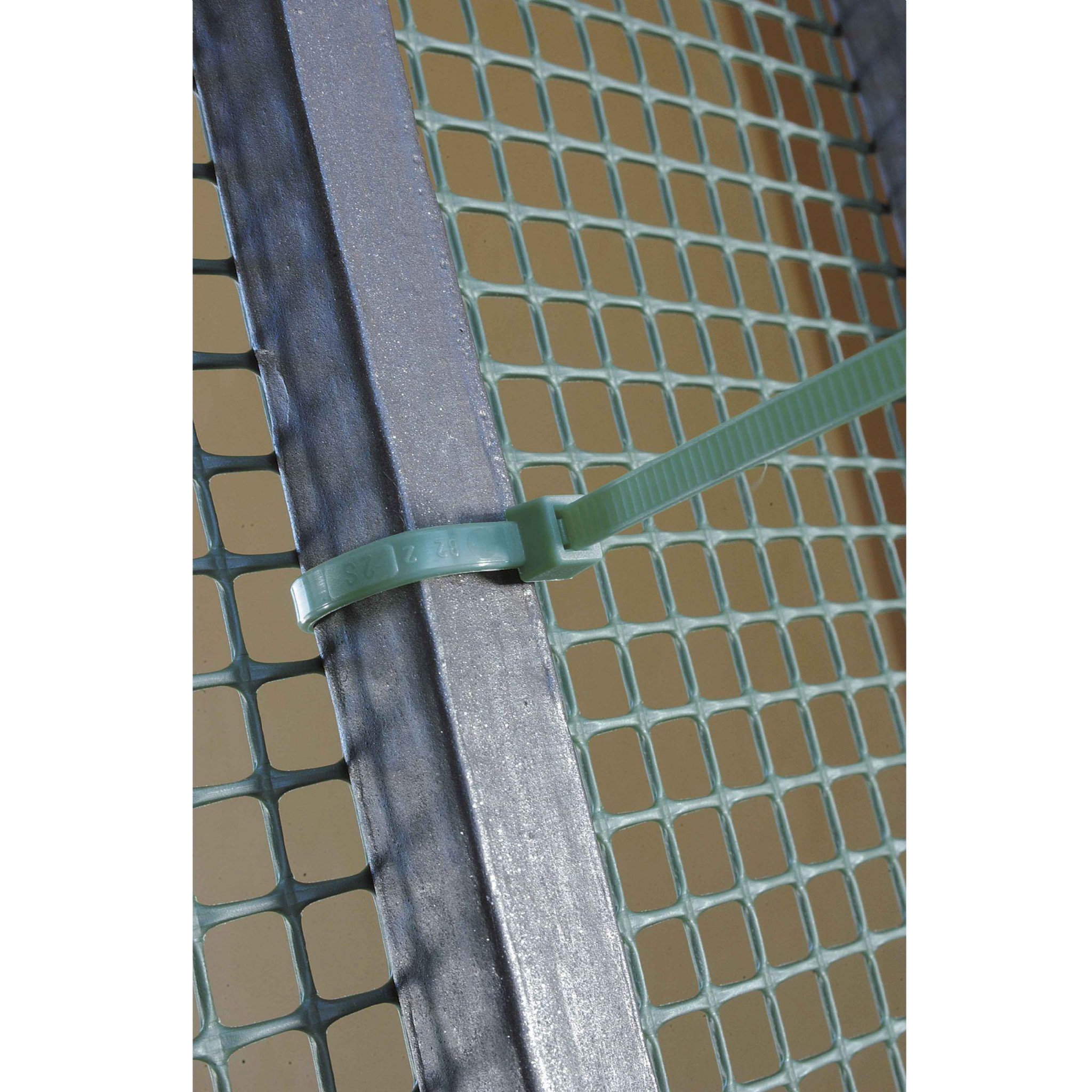 Voir la diapositive 2 : Tenax Liens vert 10cm  50 pcs