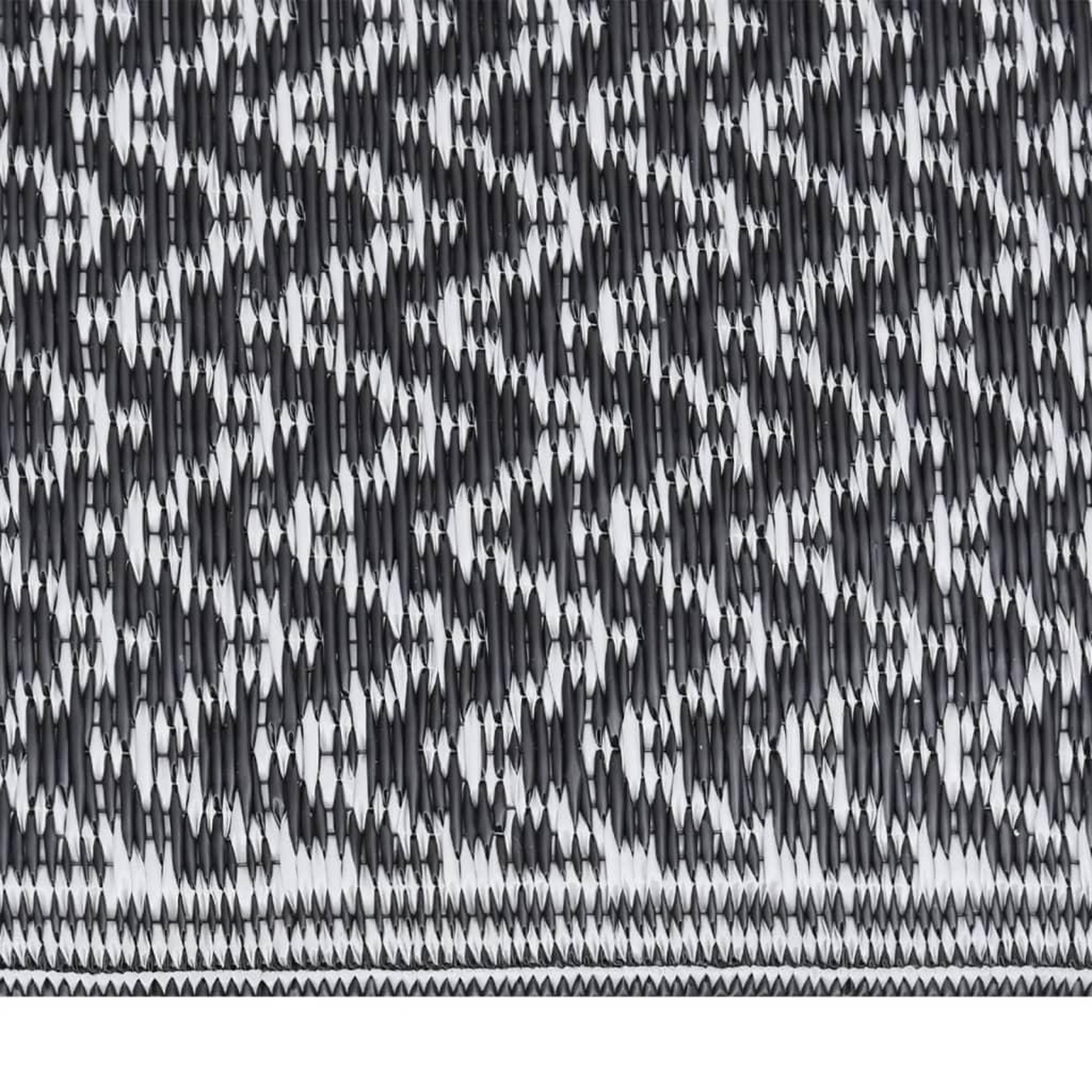 Voir la diapositive 3 : VIDAXL Tapis d'exterieur Noir 80x150 cm PP