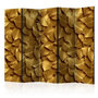 Voir la diapositive 1 : Paris Prix Paravent 5 Volets  Golden Leaves  172x225cm