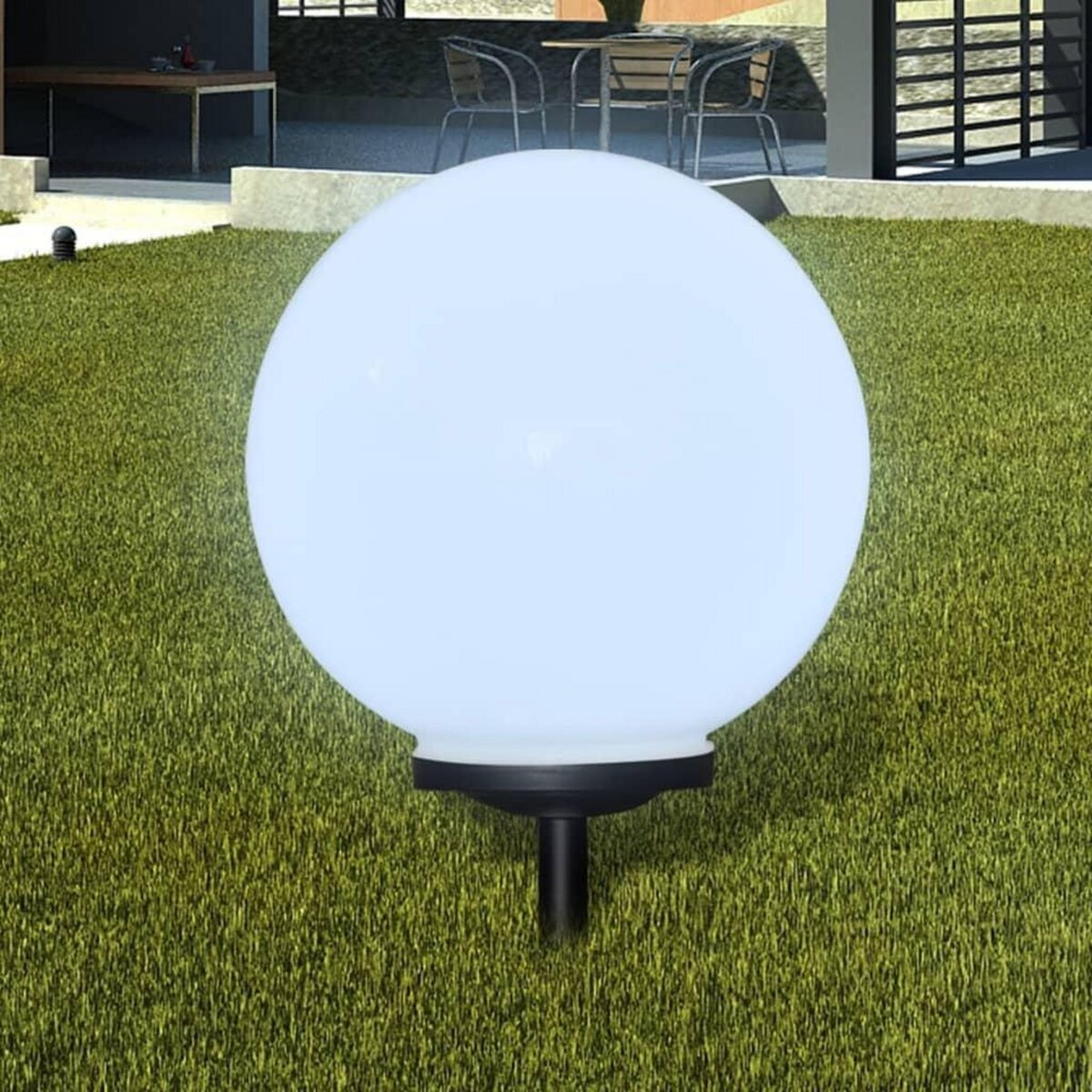 VIDAXL Lampe d'allee a LED 40 cm avec piquet de sol pas cher 