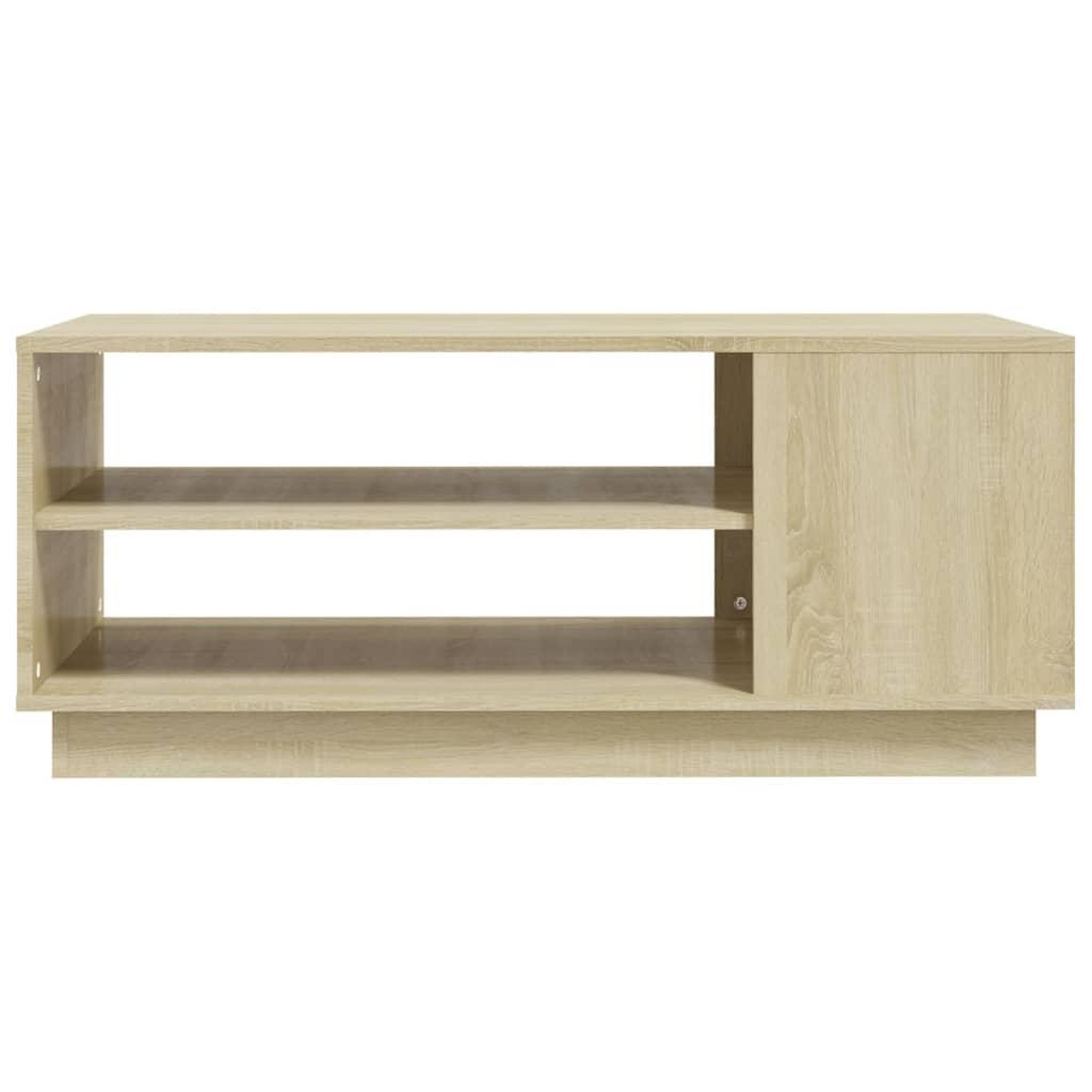 Voir la diapositive 5 : VIDAXL Table basse chene sonoma 102x55x43 cm bois d'ingenierie