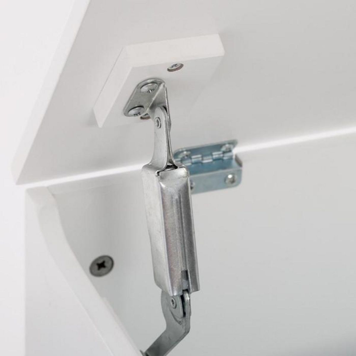 Atmosphera Kids Coffre &#xE0; Jouets en Bois  Biblio  57cm Blanc