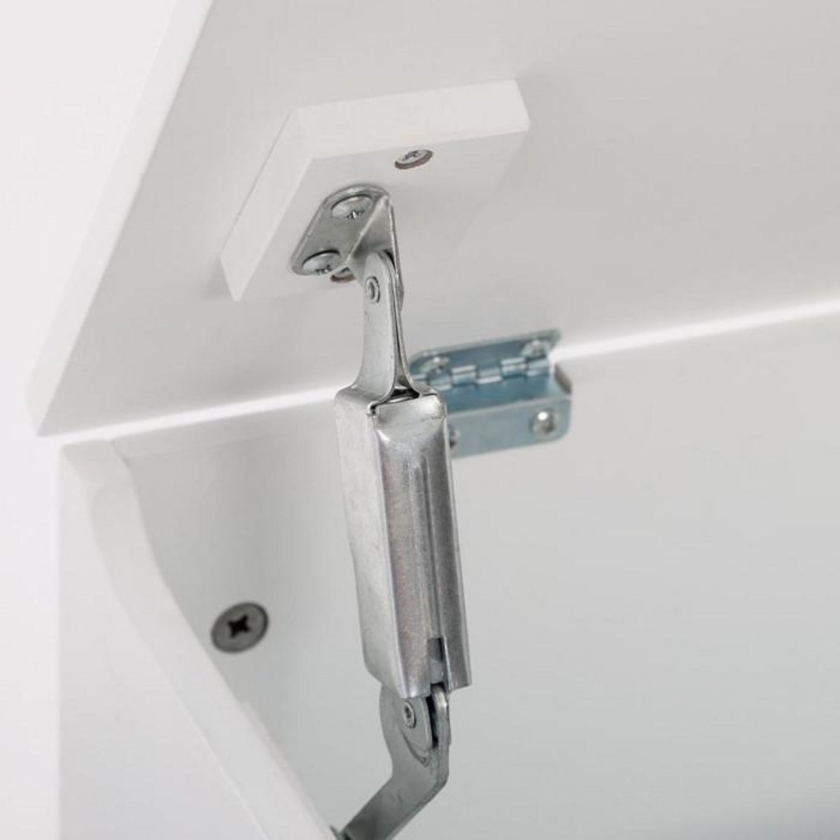 Atmosphera Kids Coffre à Jouets en Bois  Biblio  57cm Blanc