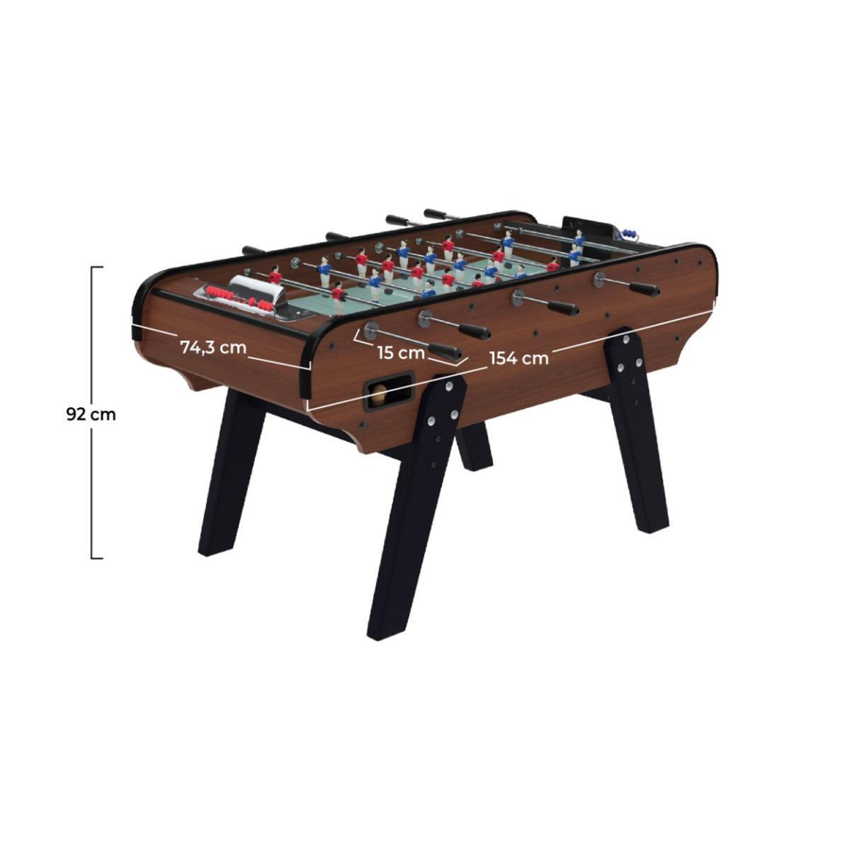 MISTER BABYFOOT Baby foot en bois clair - Scudetto